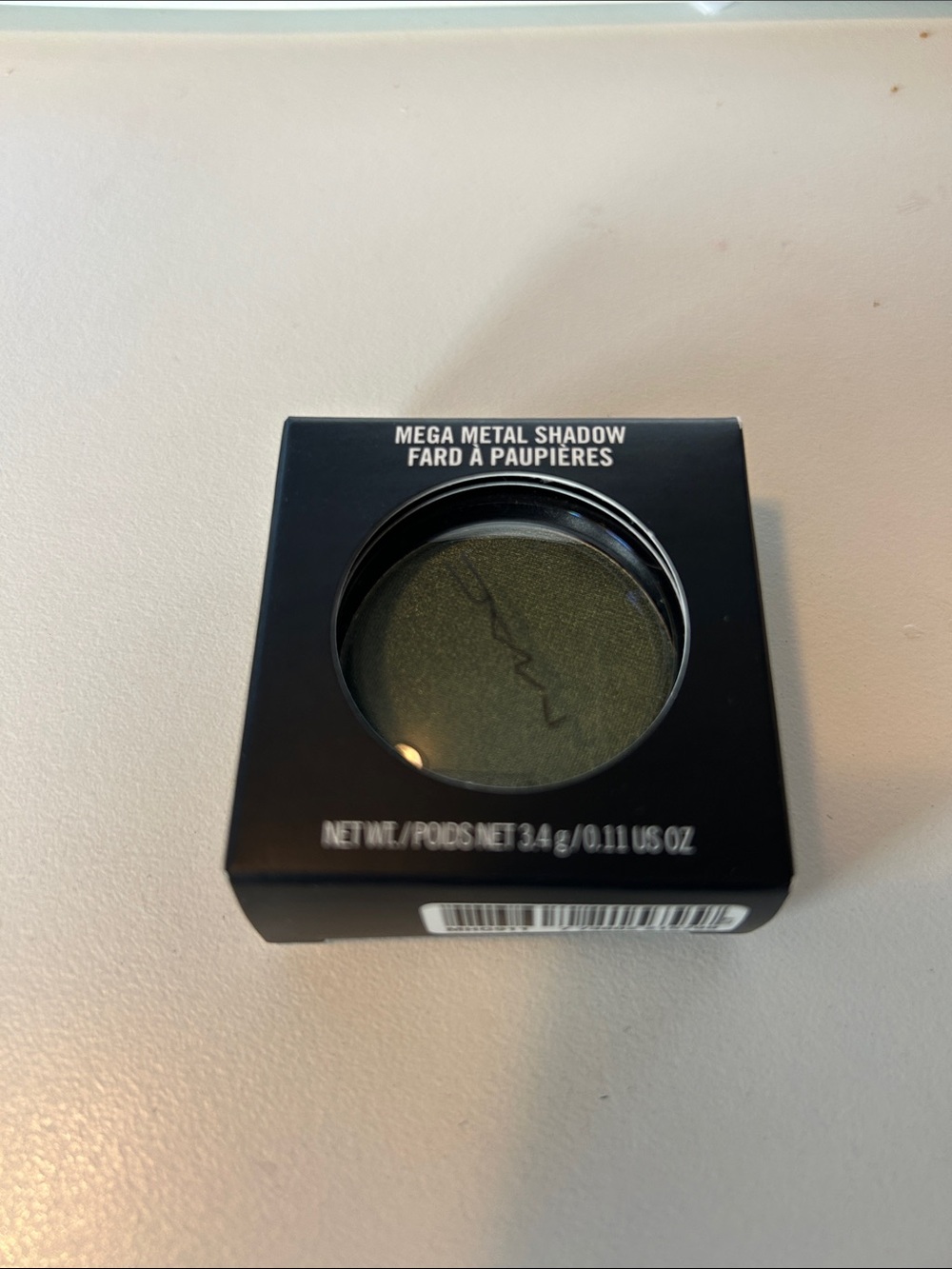 MAC Mega Metal Shadow Eyeshadow in Ego (Olive Green shade)